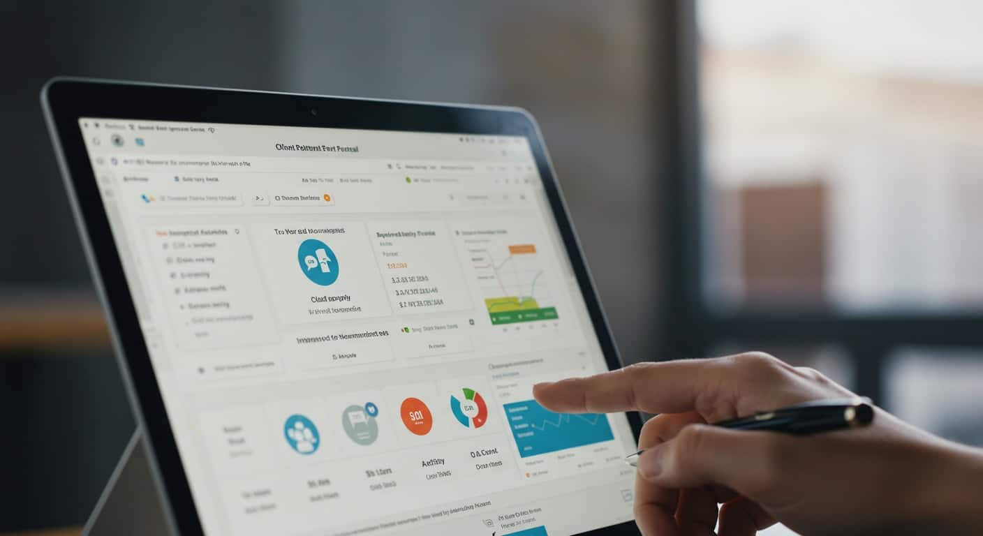 Client portals for accountants
