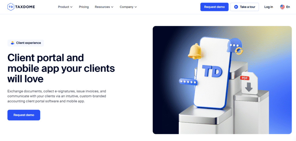 Tax Dome Client Portal
