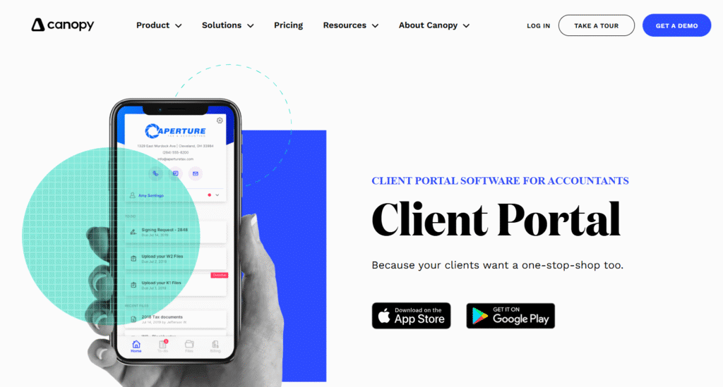 Canopy Client Portal
