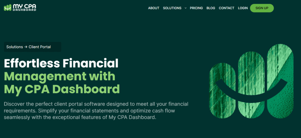 My CPA Dashboard Client Portal