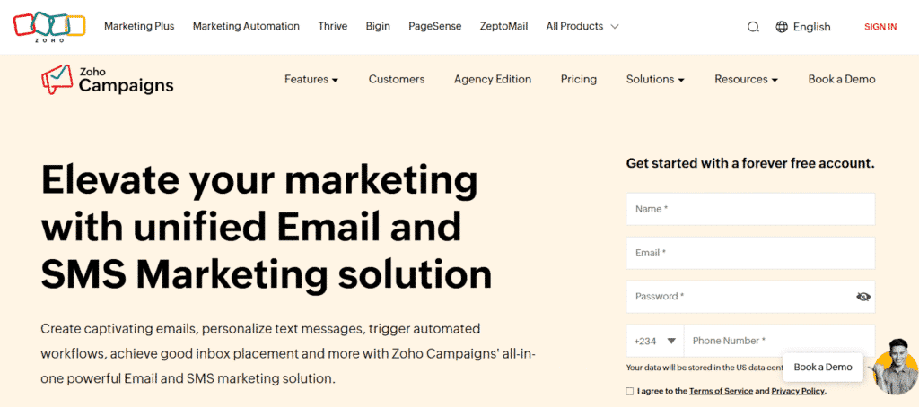 Zoho Campaigns Email Marketing Software for Accountants