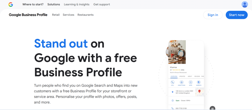 google business profile