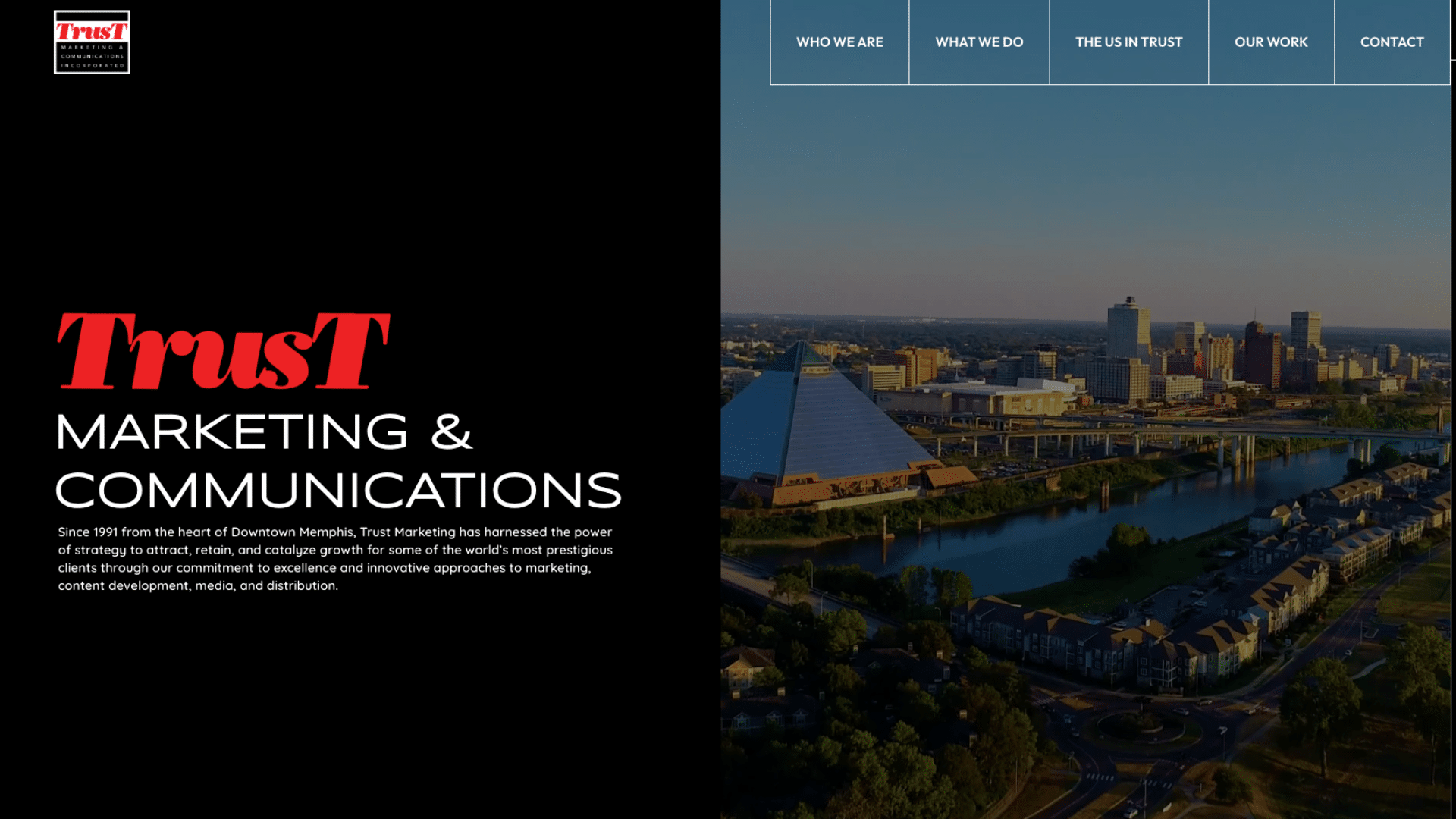 Trust Marketing website